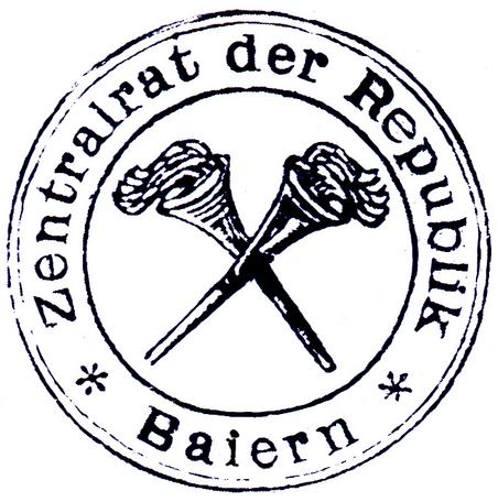 Stempel Zentralrat der Republik Baiern