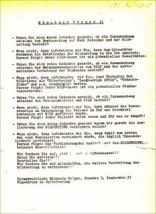Münchner Bürger - Flugblatt 1967 